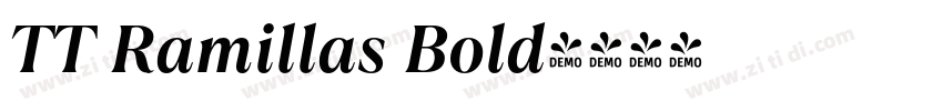 TT Ramillas Bold字体转换